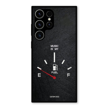 Music Fuel Samsung Galaxy S23 Ultra Mobile Back Cover - Typography PrintShield Case