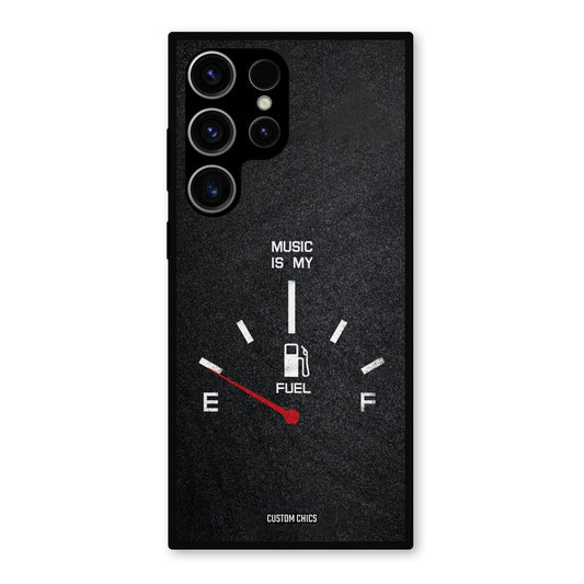 Music Fuel Samsung Galaxy S23 Ultra Mobile Back Cover - Typography PrintShield Case