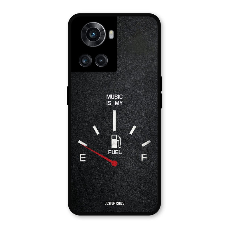 Music Fuel OnePlus 10R Mobile Back Cover - Typography PrintShield Case