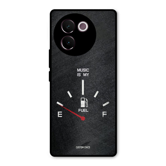Music Fuel Vivo V30e Mobile Back Cover - Typography PrintShield Case