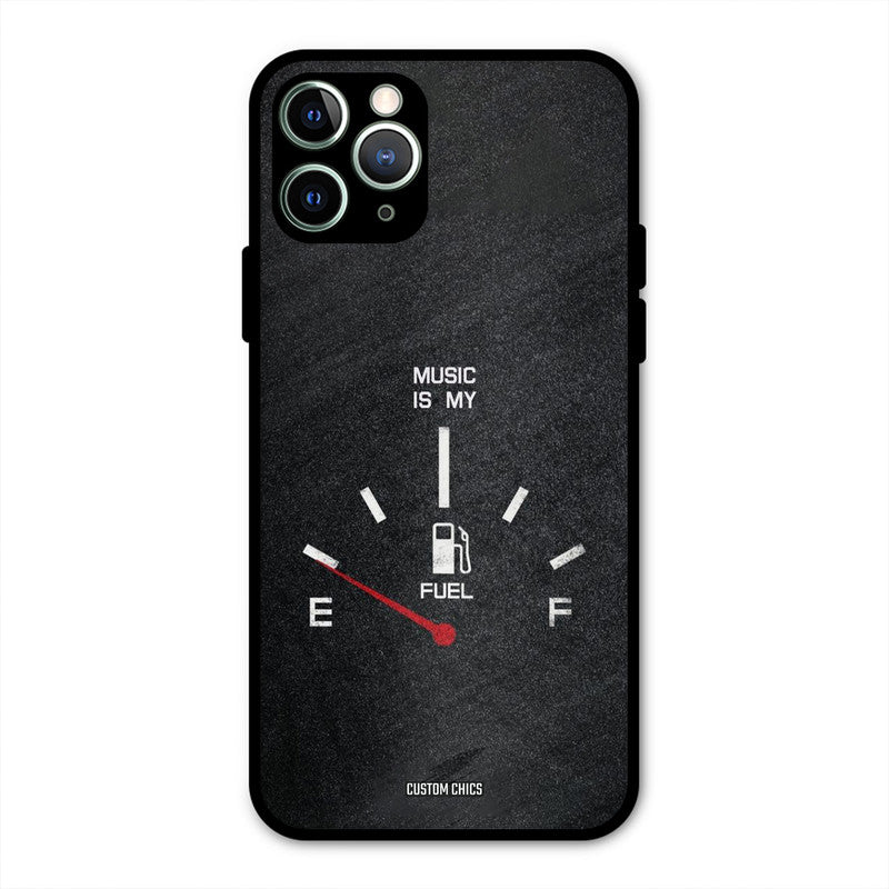 Music Fuel iPhone 11 Pro Max Mobile Back Cover - Typography PrintShield Case