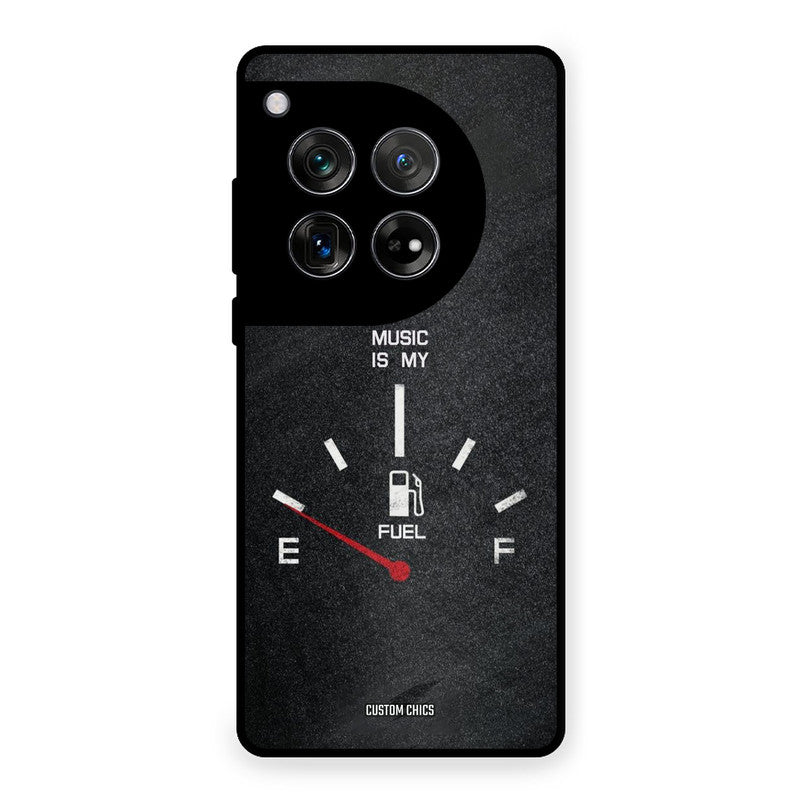 Music Fuel OnePlus 12 Mobile Back Cover - Typography PrintShield Case