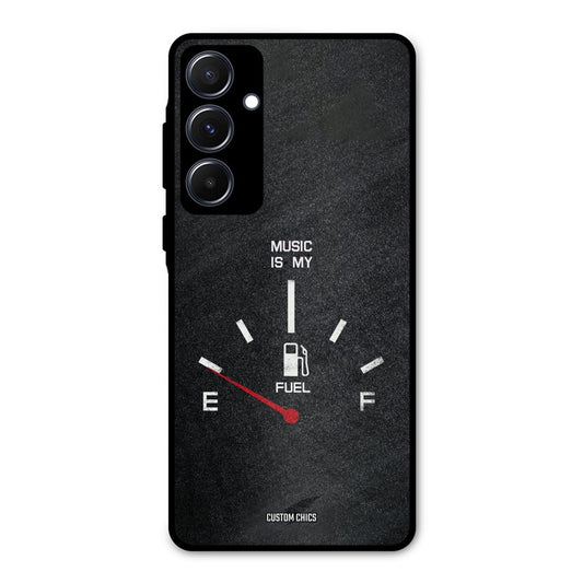 Music Fuel Samsung Galaxy A55 5G Mobile Back Cover - Typography PrintShield Case