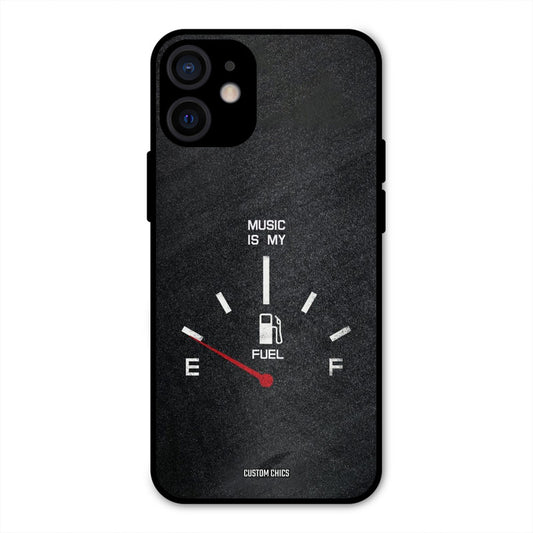 Music Fuel iPhone 12 Mini Mobile Back Cover - Typography PrintShield Case