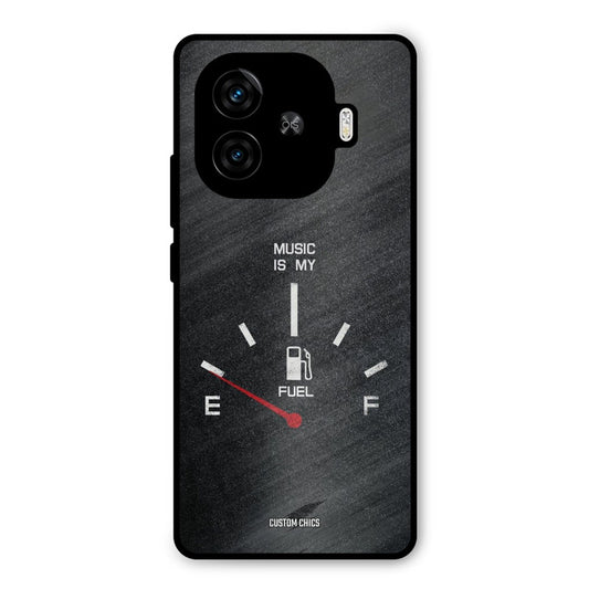Music Fuel iQoo Neo 10R Mobile Back Cover - Typography PrintShield Case