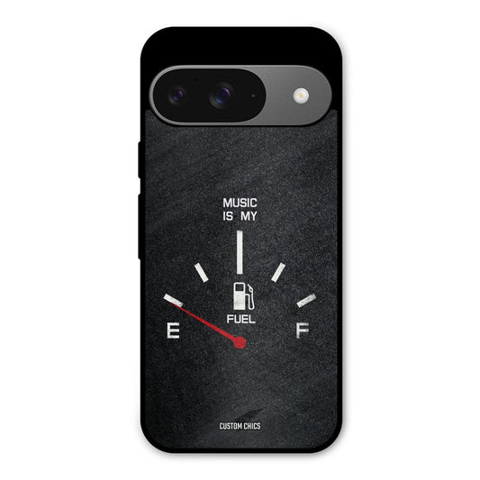 Music Fuel Google Pixel 9 Mobile Back Cover - Typography PrintShield Case
