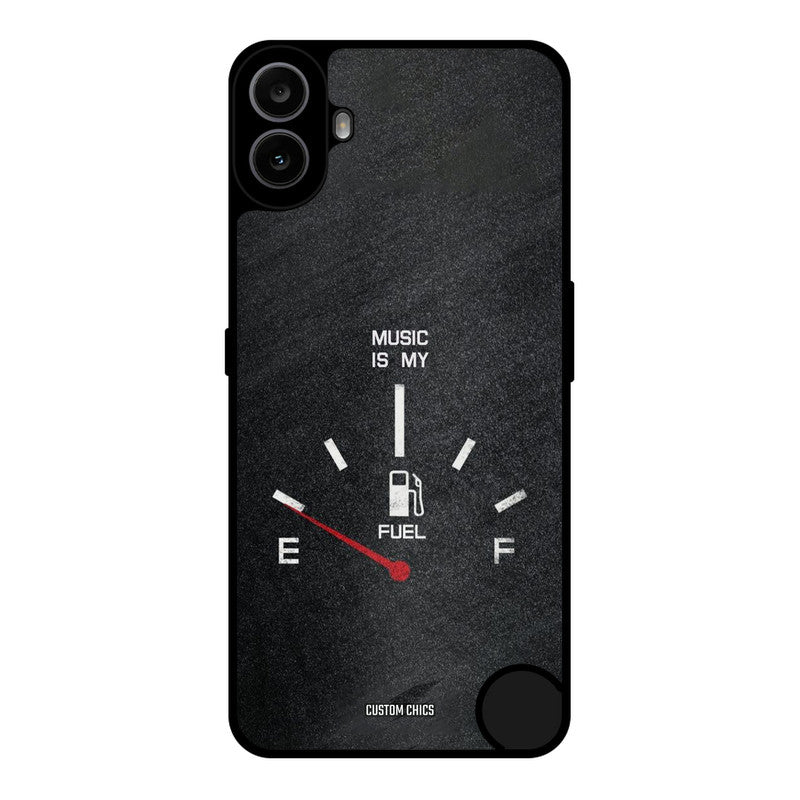 Music Fuel Nothing CMF Phone 1 Mobile Back Cover - Typography PrintShield Case
