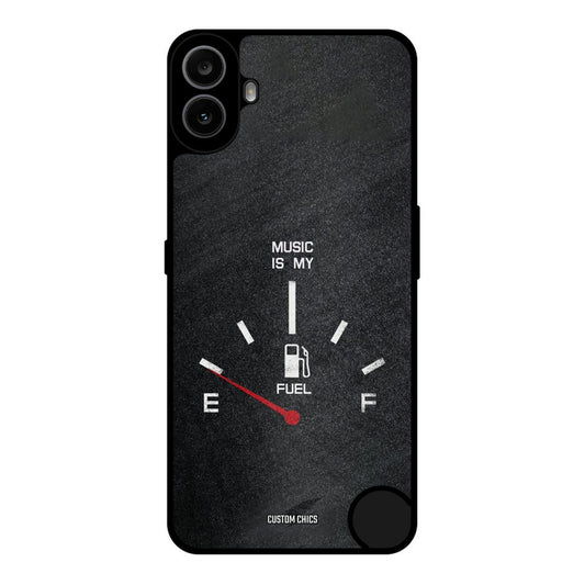 Music Fuel Nothing CMF Phone 1 Mobile Back Cover - Typography PrintShield Case