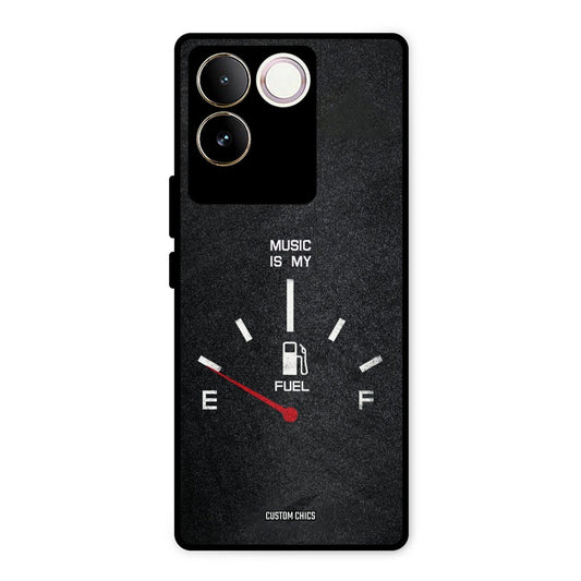 Music Fuel Vivo T2 Pro Mobile Back Cover - Typography PrintShield Case