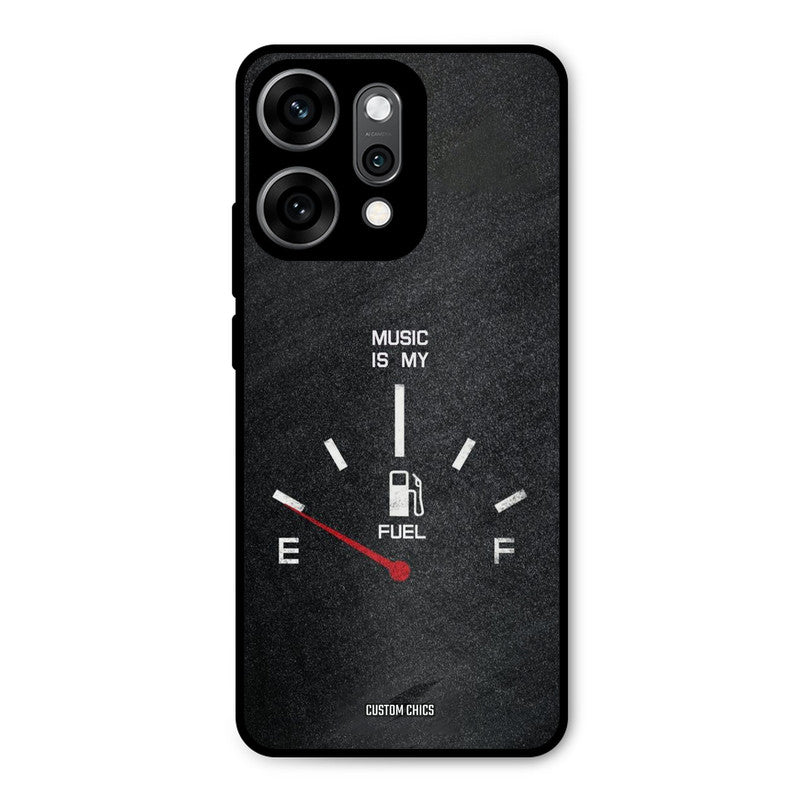 Music Fuel Oppo Reno 14 Pro Mobile Back Cover - Typography PrintShield Case