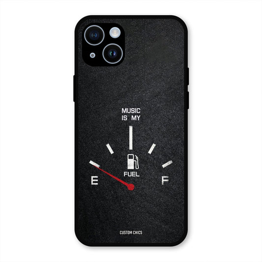 Music Fuel iPhone 14 Mobile Back Cover - Typography PrintShield Case
