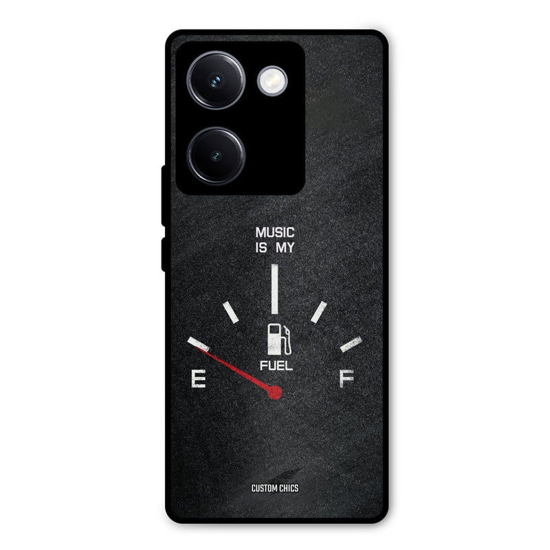 Music Fuel Vivo Y300 Plus Mobile Back Cover - Typography PrintShield Case