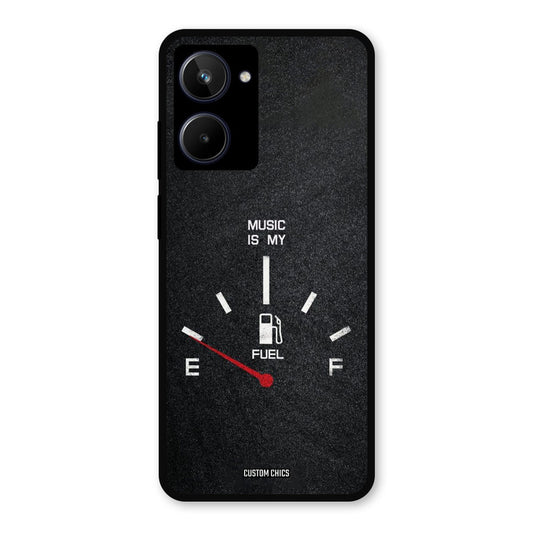 Music Fuel Realme 10 Mobile Back Cover - Typography PrintShield Case
