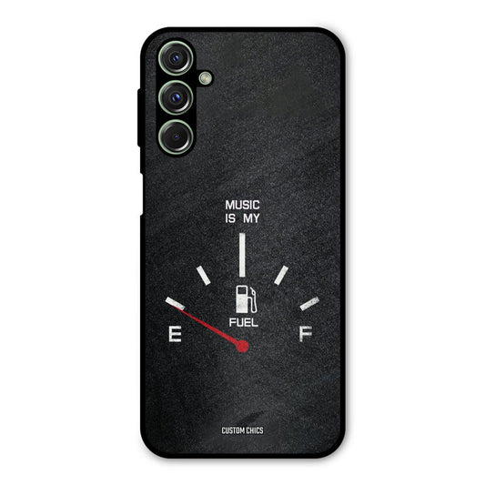 Music Fuel Samsung Galaxy M34 Mobile Back Cover - Typography PrintShield Case