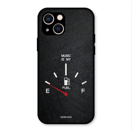Music Fuel iPhone 13 Mobile Back Cover - Typography PrintShield Case