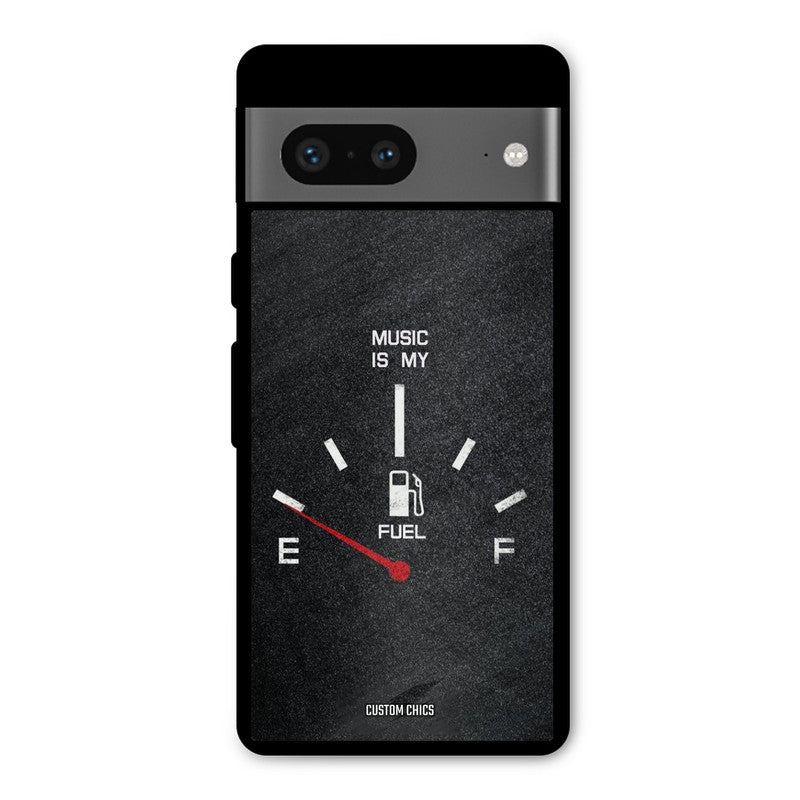 Music Fuel Google Pixel 7 Mobile Back Cover - Typography PrintShield Case