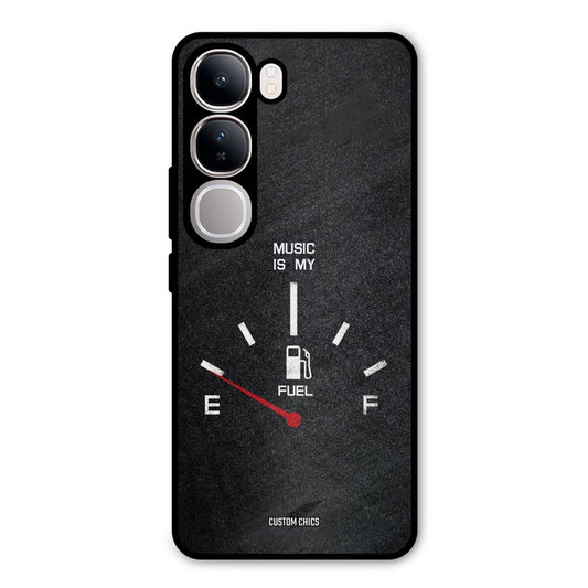 Music Fuel Vivo Y300 Mobile Back Cover - Typography PrintShield Case