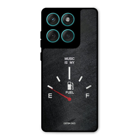 Music Fuel Motorola Edge 60 Mobile Back Cover - Typography PrintShield Case