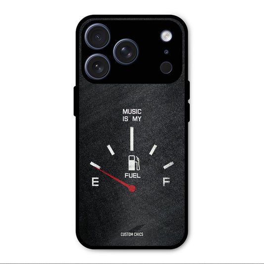 Music Fuel iPhone 17 Pro Mobile Back Cover - Typography PrintShield Case