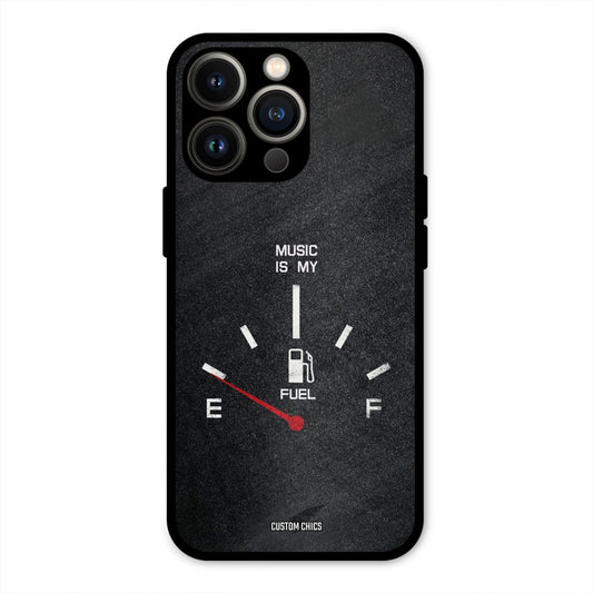 Music Fuel iPhone 13 Pro Mobile Back Cover - Typography PrintShield Case