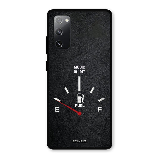Music Fuel Samsung Galaxy S20 FE Mobile Back Cover - Typography PrintShield Case