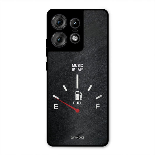 Music Fuel Motorola Edge 50 Pro Mobile Back Cover - Typography PrintShield Case