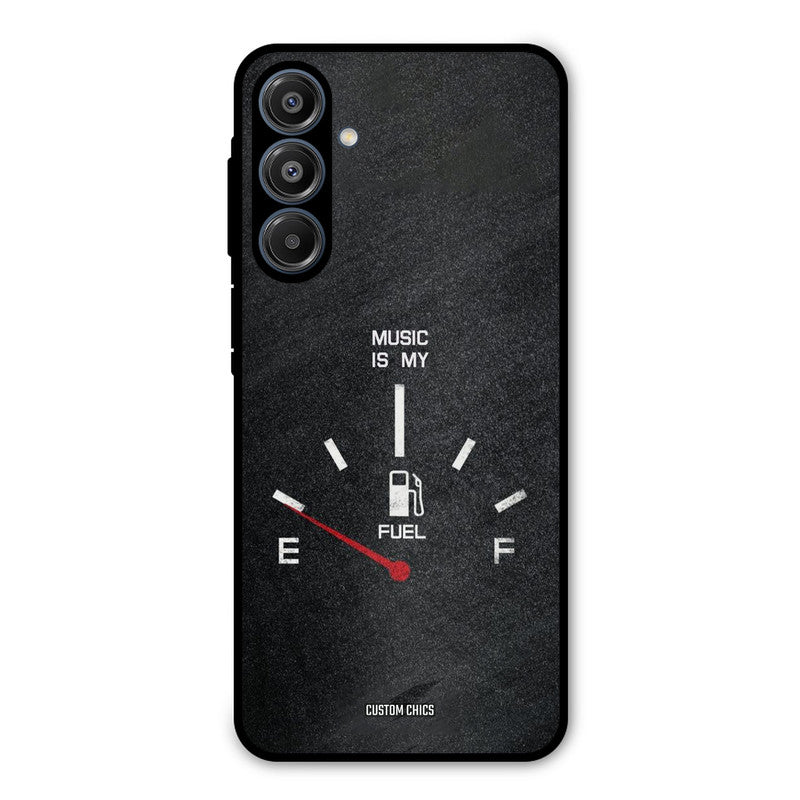 Music Fuel Samsung Galaxy A16 5G Mobile Back Cover - Typography PrintShield Case