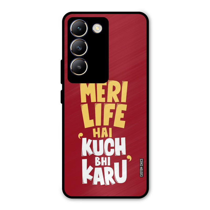 My Life Vivo Y200e Mobile Back Cover - Typography PrintShield Case