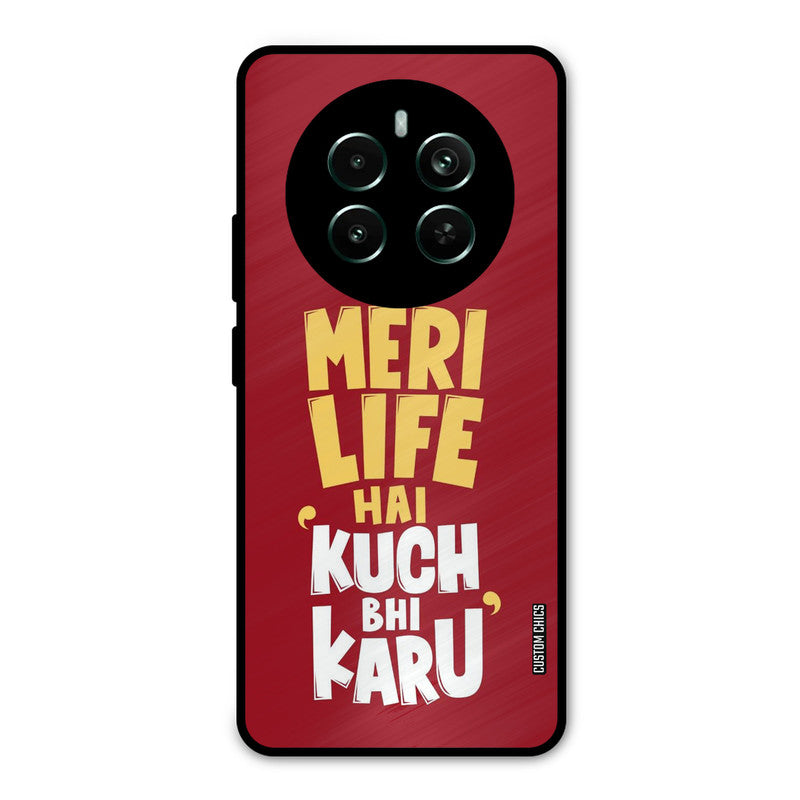 My Life Realme 12 Plus Mobile Back Cover - Typography PrintShield Case