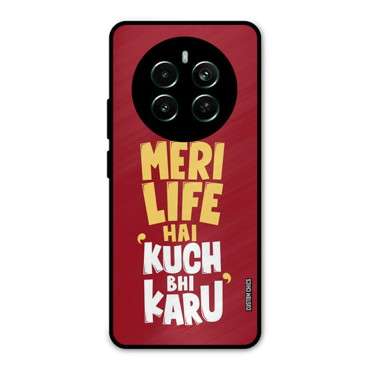 My Life Realme 12 Plus Mobile Back Cover - Typography PrintShield Case