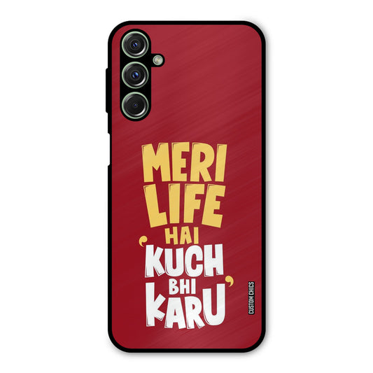 My Life Samsung Galaxy M34 Mobile Back Cover - Typography PrintShield Case