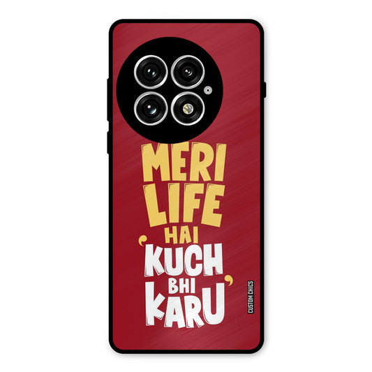 My Life Oneplus 13 Mobile Back Cover - Typography PrintShield Case