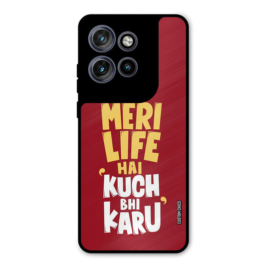 My Life Motorola Edge 50 Neo Mobile Back Cover - Typography PrintShield Case