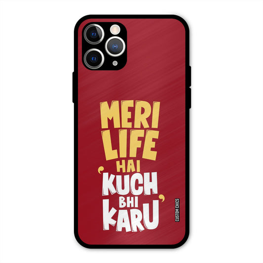 My Life iPhone 11 Pro Mobile Back Cover - Typography PrintShield Case