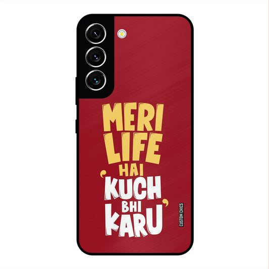 My Life Samsung Galaxy S22 Mobile Back Cover - Typography PrintShield Case