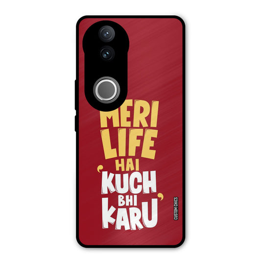 My Life Vivo V50 Mobile Back Cover - Typography PrintShield Case