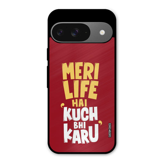 My Life Google Pixel 9 Mobile Back Cover - Typography PrintShield Case