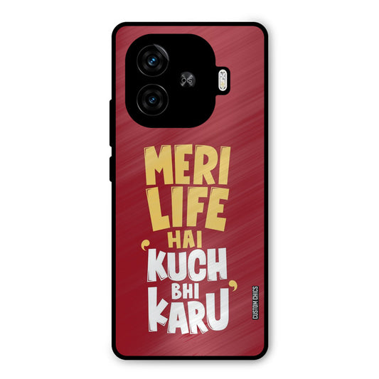 My Life iQoo Neo 10R Mobile Back Cover - Typography PrintShield Case