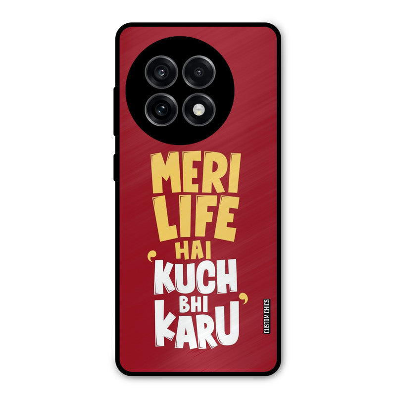 My Life OnePlus 13R Mobile Back Cover - Typography PrintShield Case