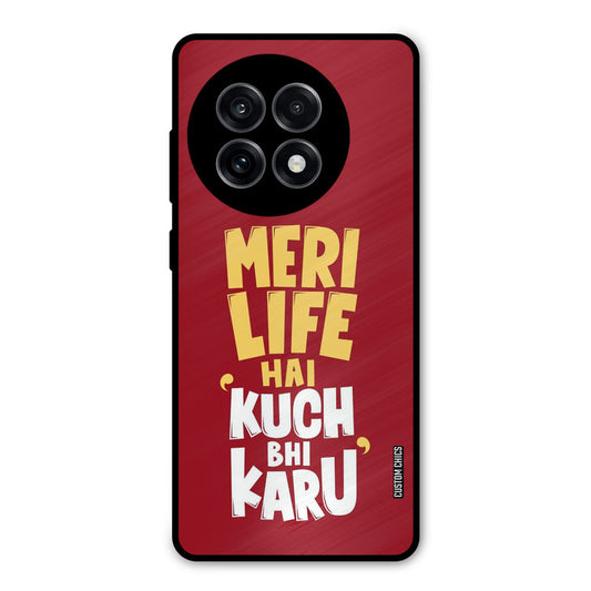 My Life OnePlus 13R Mobile Back Cover - Typography PrintShield Case