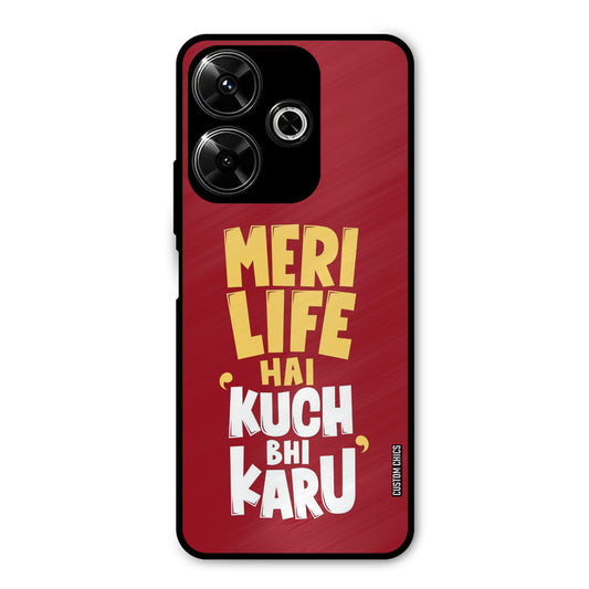 My Life Redmi 13 5G Mobile Back Cover - Typography PrintShield Case