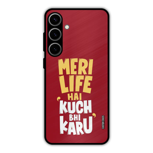 My Life Samsung Galaxy S24 Plus Mobile Back Cover - Typography PrintShield Case