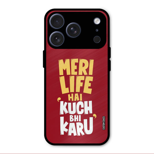 My Life iPhone 17 Pro Max Mobile Back Cover - Typography PrintShield Case