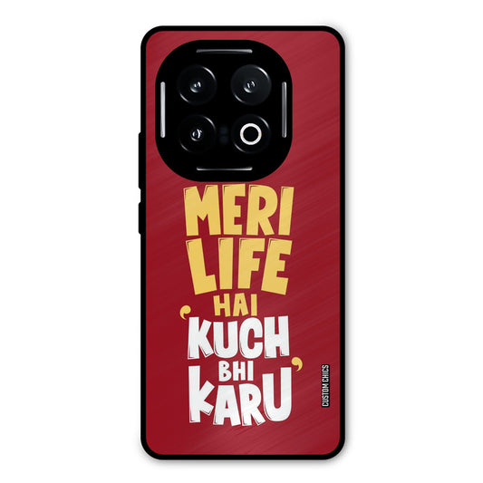 My Life iQOO 13 Mobile Back Cover - Typography PrintShield Case