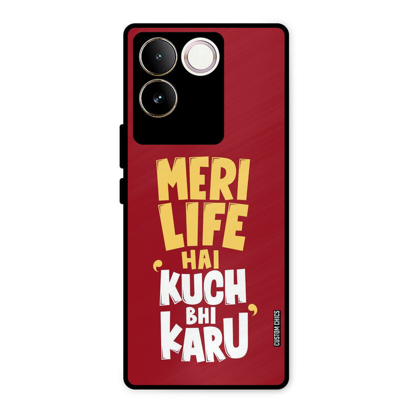 My Life Vivo T2 Pro Mobile Back Cover - Typography PrintShield Case