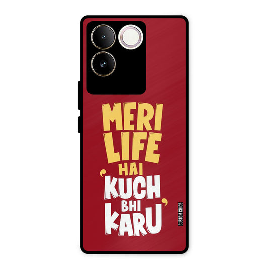 My Life Vivo T2 Pro Mobile Back Cover - Typography PrintShield Case