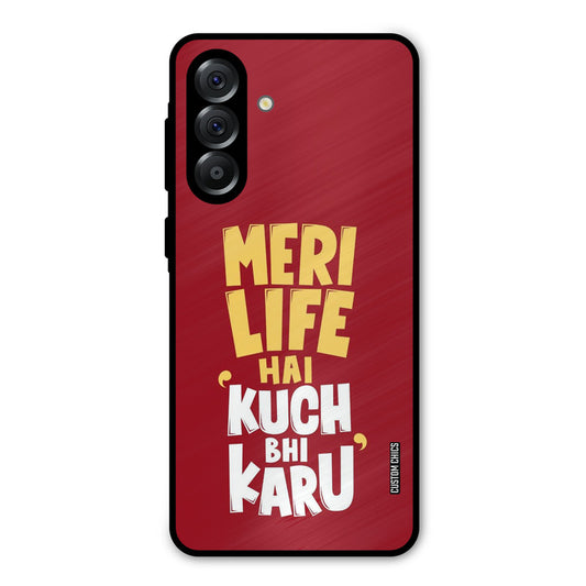 My Life Samsung Galaxy A36 Mobile Back Cover - Typography PrintShield Case