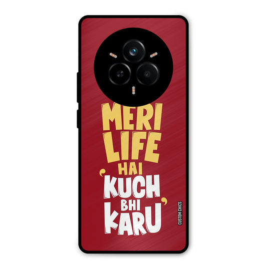 My Life Realme 14 Pro Mobile Back Cover - Typography PrintShield Case
