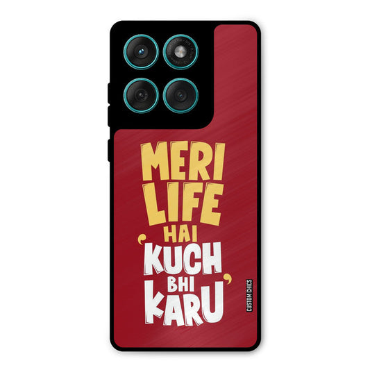 My Life Motorola Edge 60 Mobile Back Cover - Typography PrintShield Case