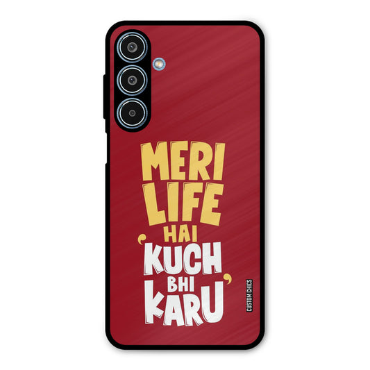 My Life Samsung Galaxy M35 5G Mobile Back Cover - Typography PrintShield Case